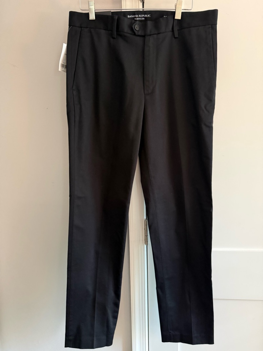 Banana Republic Black Men's Dress Pants - Tailored Traveler